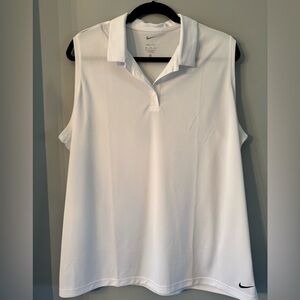 Nike White Dri-FIT Performance Shirt